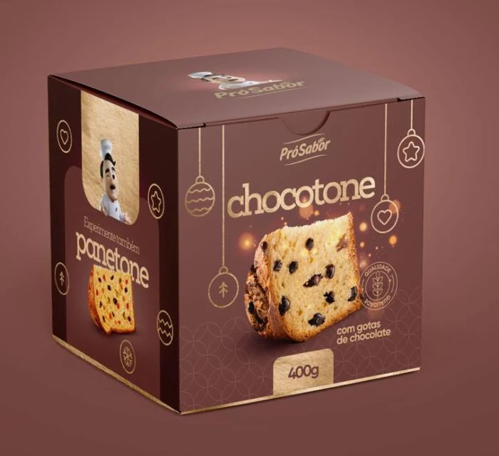 Caixa de Chocotone Pró Sabor 400 g