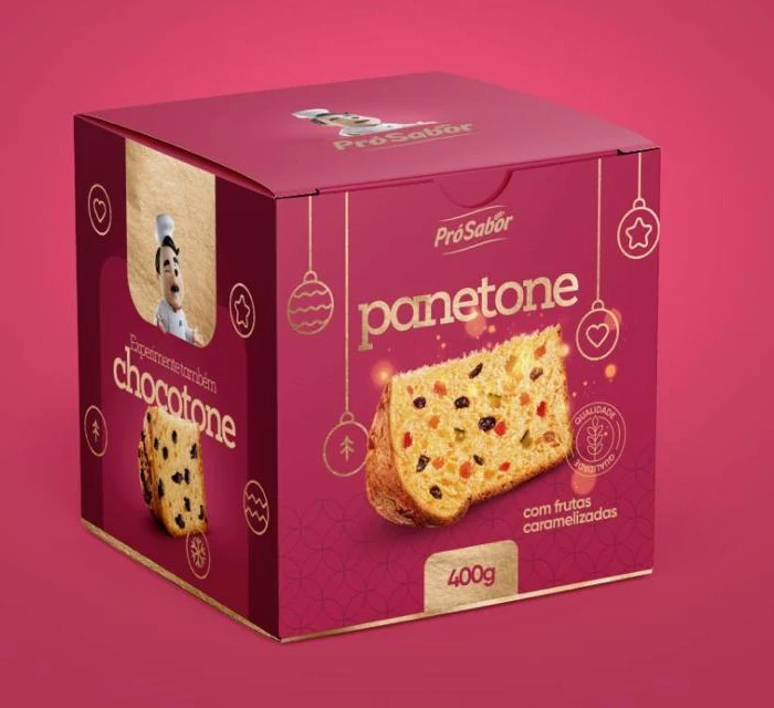 Caixa de Panetone Pró Sabor 400 g